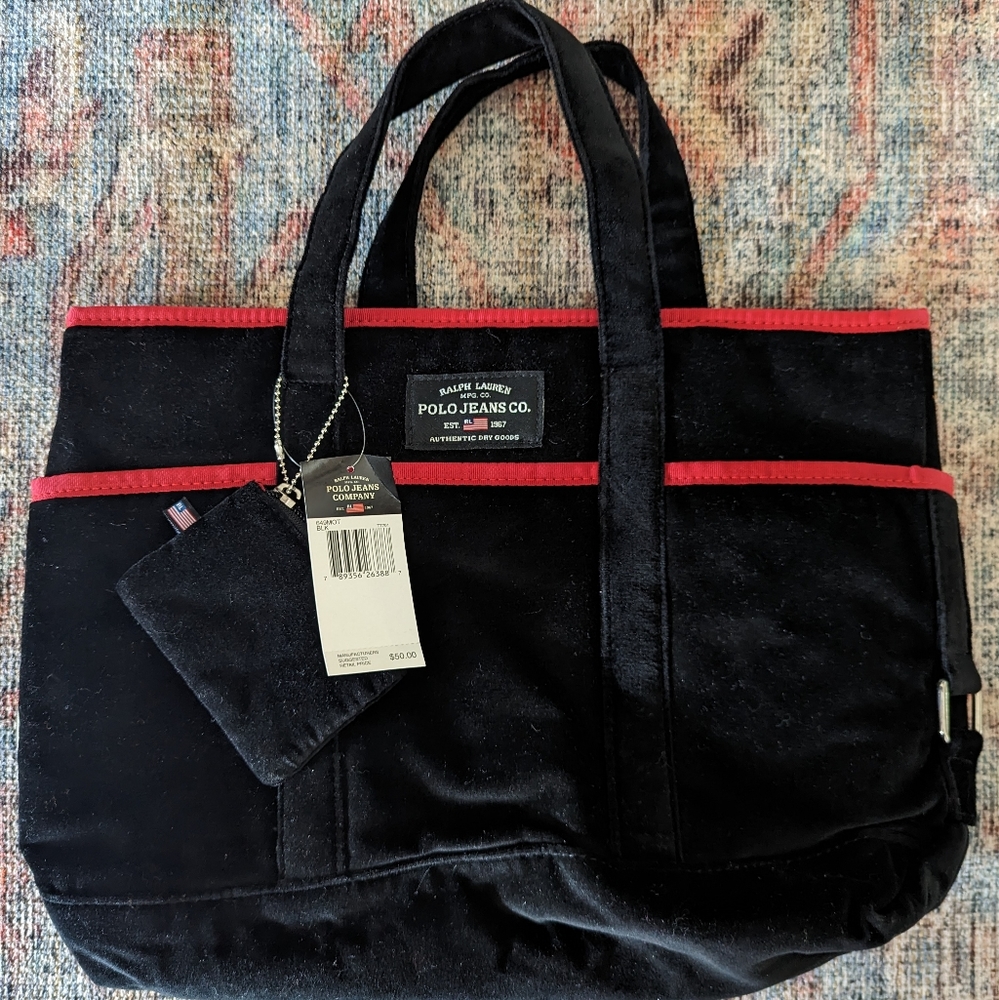 Ralph Lauren Polo Jeans Co Small Tote